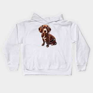 Valentine Beagle Shaped Chocolate Kids Hoodie